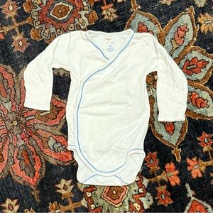 Oso & Me White Baby Wrap Onesie